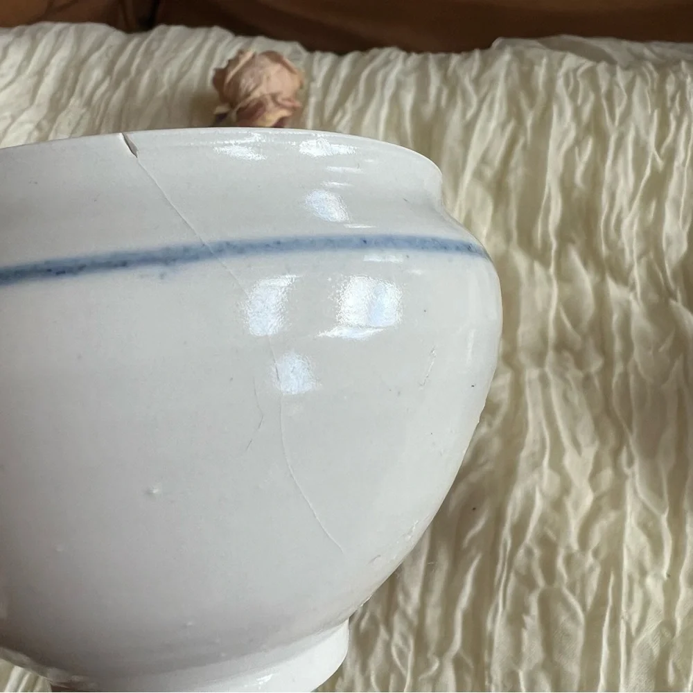 Vintage Hand Turned Creamer & Sugar Bowl Pottery Set
